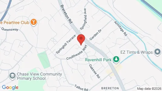 Apartments for rent i Rugeley - Staffordshire - kort over placeringen