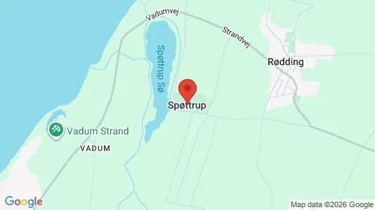 Houses for rent i Spøttrup - kort over placeringen