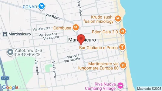 Apartments for rent in Martinsicuro - Photo from Google Street View
