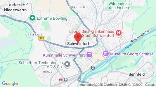 Apartments for rent in Schweinfurt - Photo from Google Street View