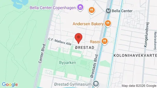 Apartments for rent i Copenhagen S - kort over placeringen