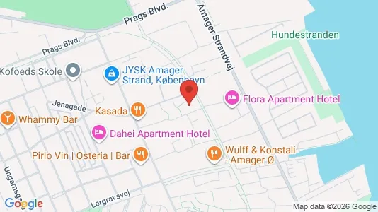 Apartments for rent i Copenhagen S - kort over placeringen