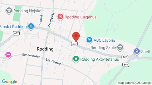 Apartments for rent in Rødding - Photo from Google Street View