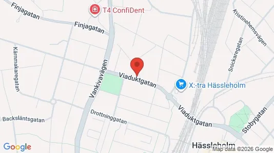 Apartments for rent i Hässleholm - kort over placeringen