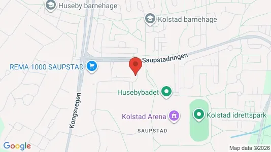 Apartments for rent i Trondheim Heimdal - kort over placeringen