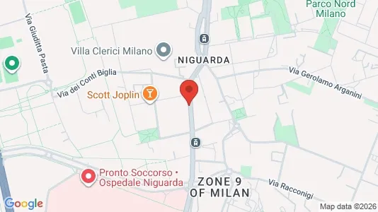 Apartments for rent i Milano Zona 9 - Porta Garibaldi, Niguarda - kort over placeringen