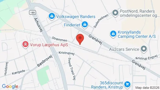 Apartments for rent i Randers SØ - kort over placeringen