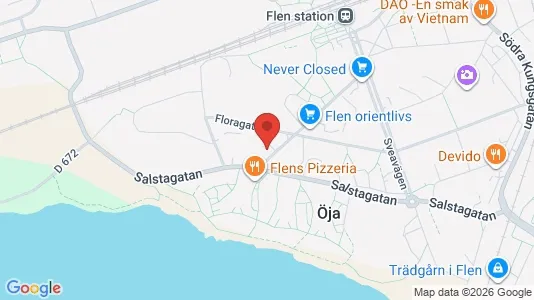 Apartments for rent i Flen - kort over placeringen