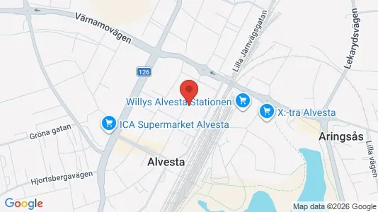 Apartments for rent in Alvesta - Photo from Google Street View