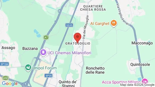 Apartments for rent i Milano Zona 5 - Vigentino, Chiaravalle, Gratosoglio - kort over placeringen