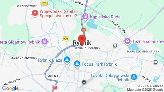 Apartments for rent in Rybnik - Photo from Google Street View