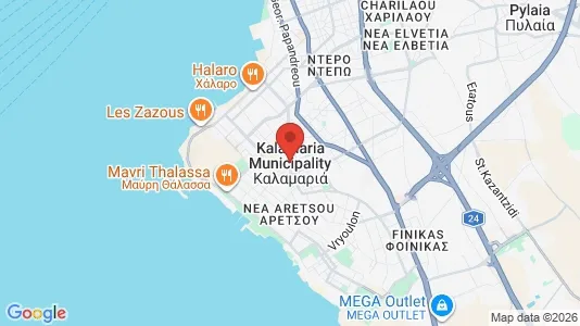 Apartments for rent in Kalamaria - Photo from Google Street View