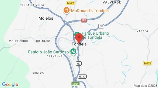 Houses for rent i Tondela - kort over placeringen