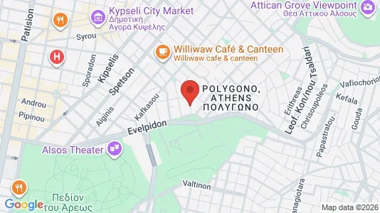 Apartments for rent i Athens Agios Panteleimonas - kort over placeringen
