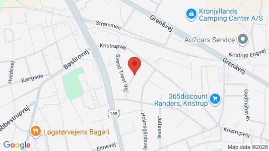 Apartments for rent i Randers SØ - kort over placeringen