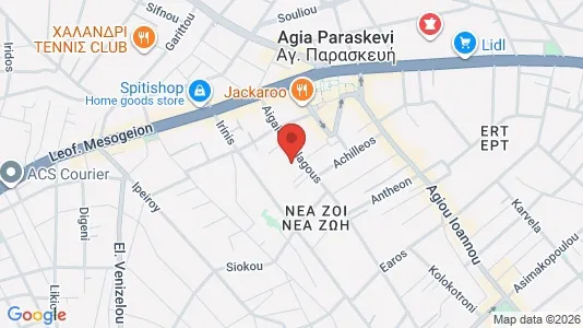 Apartments for rent i Agia Paraskevi - kort over placeringen