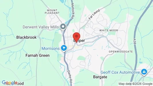 Apartments for rent in Belper - Derbyshire - Photo from Google Street View