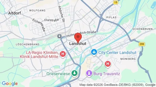 Apartments for rent in Landshut - Photo from Google Street View