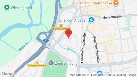 Apartments for rent in Erlangen - Photo from Google Street View