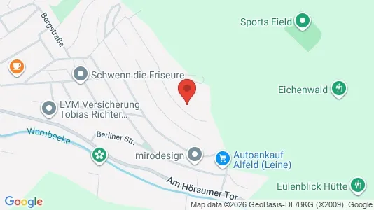 Apartments for rent i Hildesheim - kort over placeringen