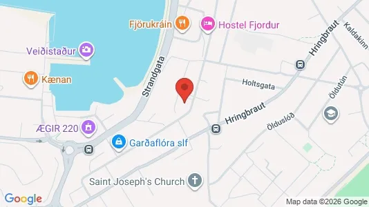 Apartments for rent i Hafnarfjörður - kort over placeringen