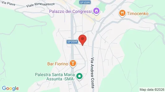 Apartments for rent i Salsomaggiore Terme - kort over placeringen