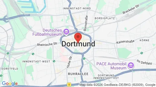 Houses for rent i Dortmund - kort over placeringen