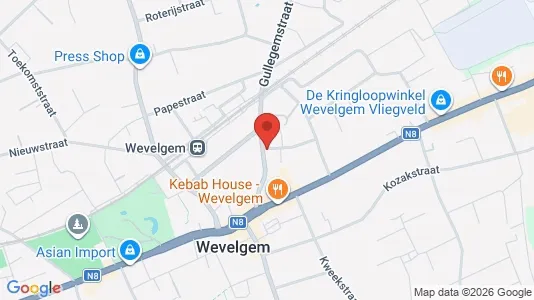 Apartments for rent i Wevelgem - kort over placeringen
