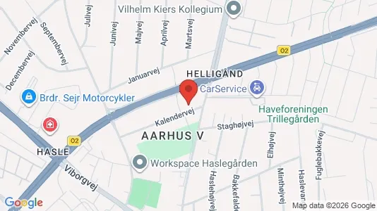 Apartments for rent i Aarhus V - kort over placeringen