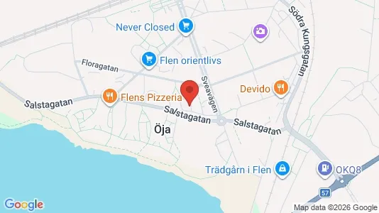 Apartments for rent i Flen - kort over placeringen