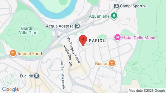 Apartments for rent i Roma Municipio II – Parioli/Nomentano - kort over placeringen