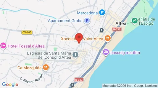 Apartments for rent in Altea - Photo from Google Street View