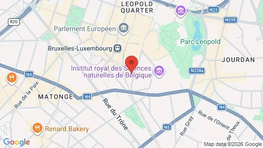 Apartments for rent i Brussels Elsene - kort over placeringen