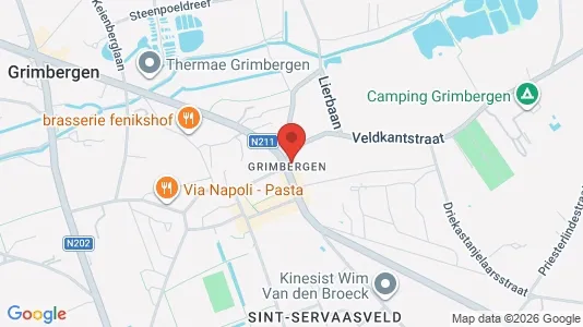 Apartments for rent i Grimbergen - kort over placeringen