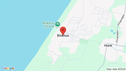 Apartments for rent i Blokhus - kort over placeringen