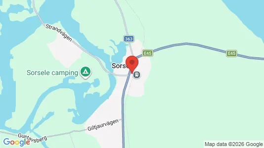 Apartments for rent i Sorsele - kort over placeringen