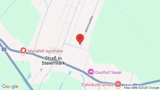 Apartments for rent i Straß in Steiermark - kort over placeringen