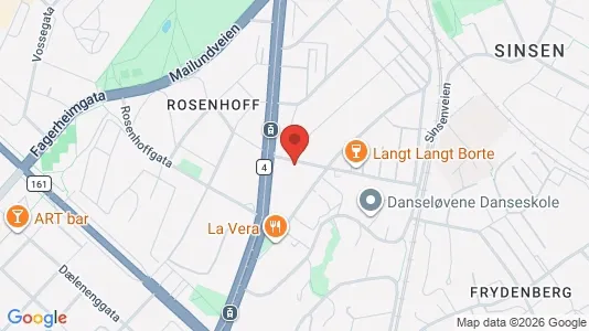 Apartments for rent i Oslo Grünerløkka - kort over placeringen