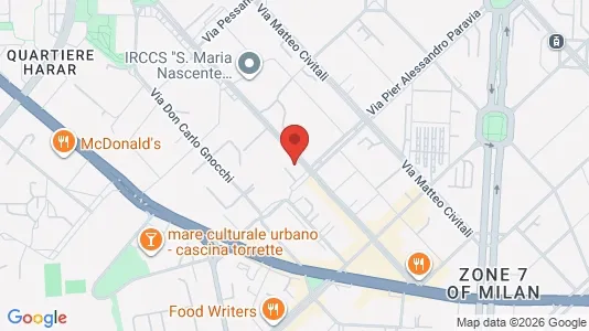 Apartments for rent i Milano Zona 7 - Baggio, De Angeli, San Siro - kort over placeringen