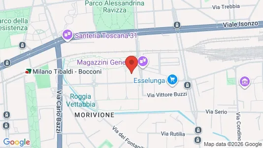 Apartments for rent i Milano Zona 5 - Vigentino, Chiaravalle, Gratosoglio - kort over placeringen