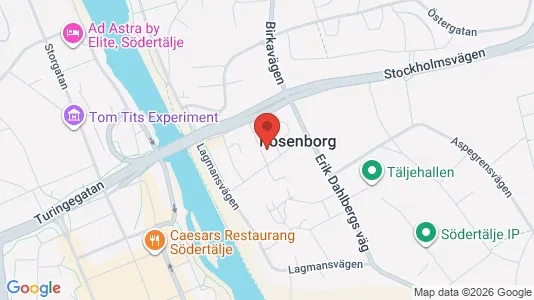 Apartments for rent i Södertälje - kort over placeringen