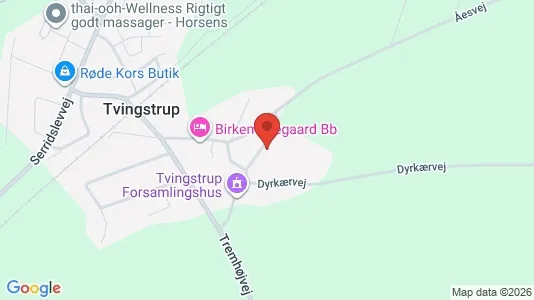 Apartments for rent i Horsens - kort over placeringen