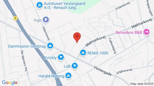 Apartments for rent in Svendborg - Photo from Google Street View