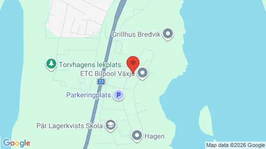 Apartments for rent i Växjö - kort over placeringen