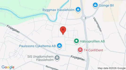 Apartments for rent i Hässleholm - kort over placeringen