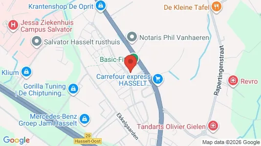 Apartments for rent i Hasselt - kort over placeringen