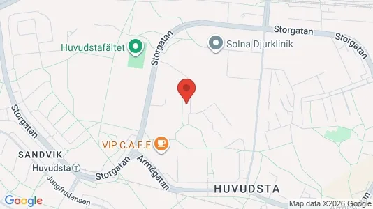 Apartments for rent i Solna - kort over placeringen