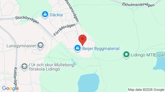 Apartments for rent i Lidingö - kort over placeringen