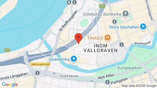 Apartments for rent i Gothenburg City Centre - kort over placeringen
