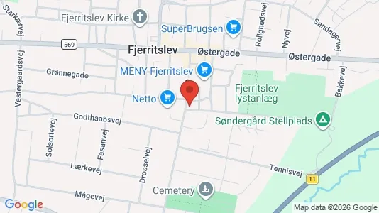 Apartments for rent in Fjerritslev - Photo from Google Street View